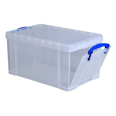 Really Useful - Boîte de rangement 14 litres 395x255x210mm transparent blanc
