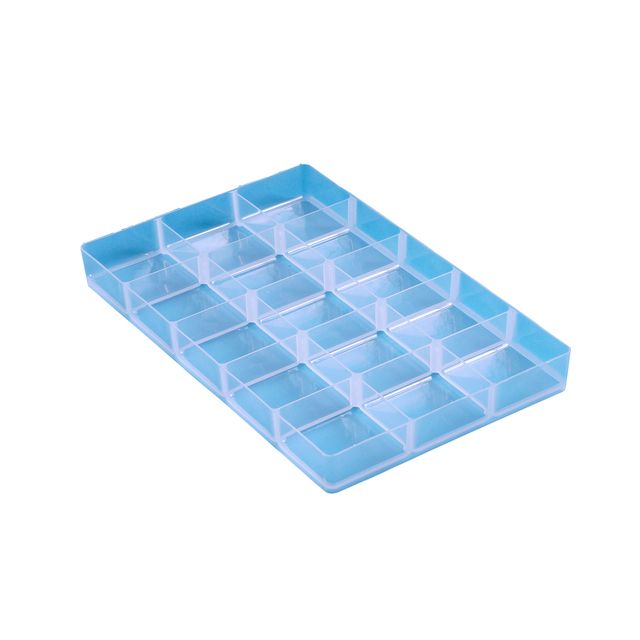 Really Useful Box – Fachteiler 4/9 Liter, 15 Fächer, 342 x 215 x 35 mm, transparent