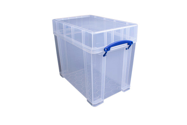 Really Useful Box - Boîte de rangement 19 litres 395x255x330mm transparent blanc