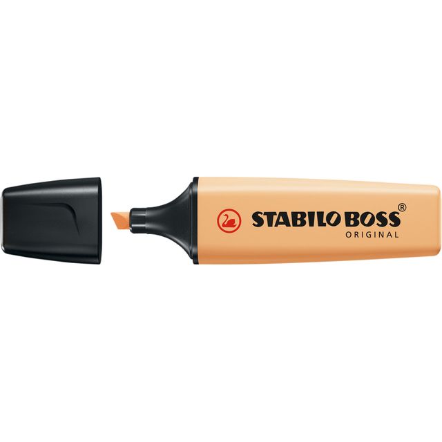 STABILO - Surligneur BOSS Original 70/125 orange doux pastel