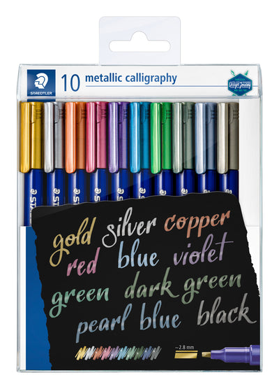 Staedtler - Stylo calligraphie cul métallique | 50 pièces