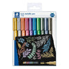 Staedtler - Gelstift-Metalletui mit 10 Farben