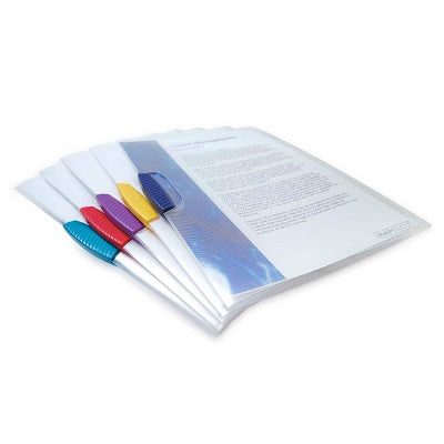 Klika - Classeur à clips A4 transparent 5 pièces 10 pièces