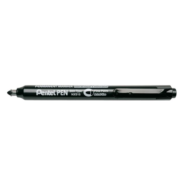 Pentel -  Viltstift  nxs15 1mm zwart