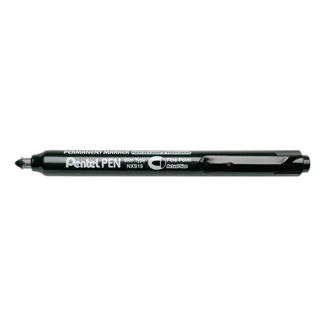 Pentel - Viltstift pentel nxs15 1mm zwart | 12 stuks