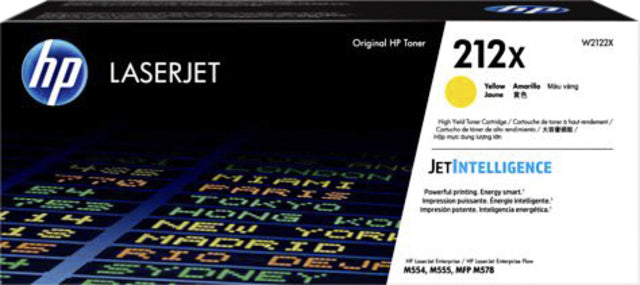 HP - toner 212X, 10 000 pages, OEM W2122X, jaune