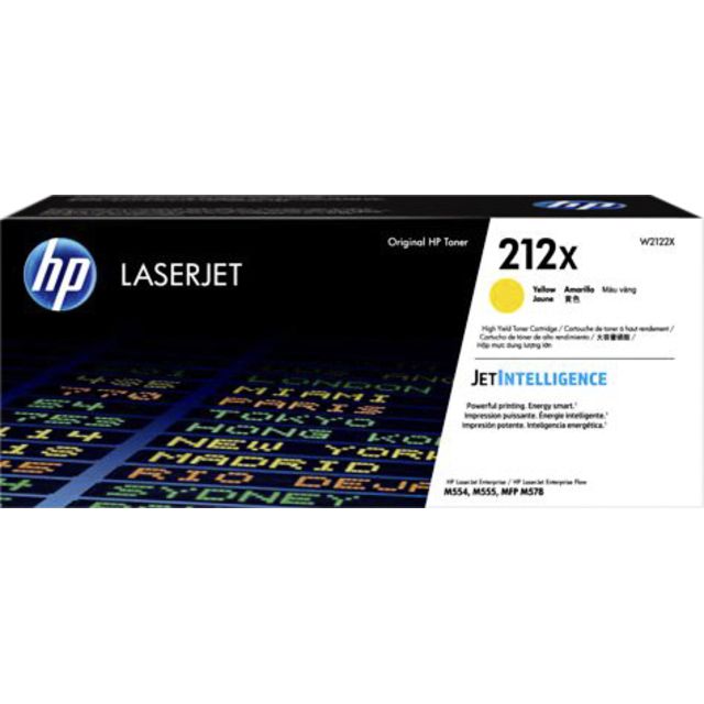 HP - toner 212X, 10 000 pages, OEM W2122X, jaune