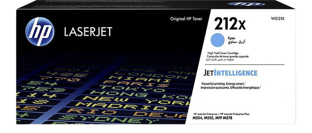 HP - toner 212X, 10 000 pages, OEM W2121X, cyan