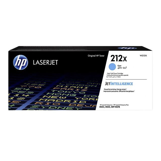 HP - toner 212X, 10 000 pages, OEM W2121X, cyan