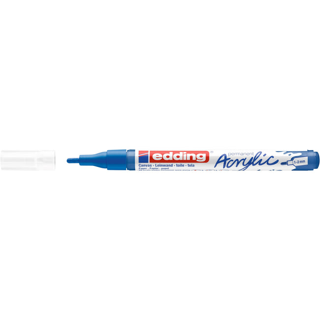 Edding -  Acrylmarker  e-5300 f gentiaanblauw | 10 stuks