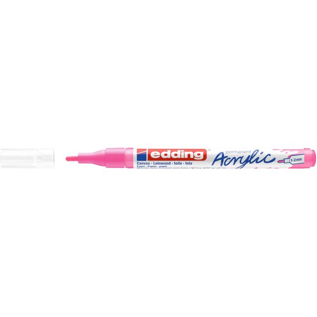 Edding - Acrylmarker EDDing E -5300 F Elegant Neon Pink | 10 Stücke