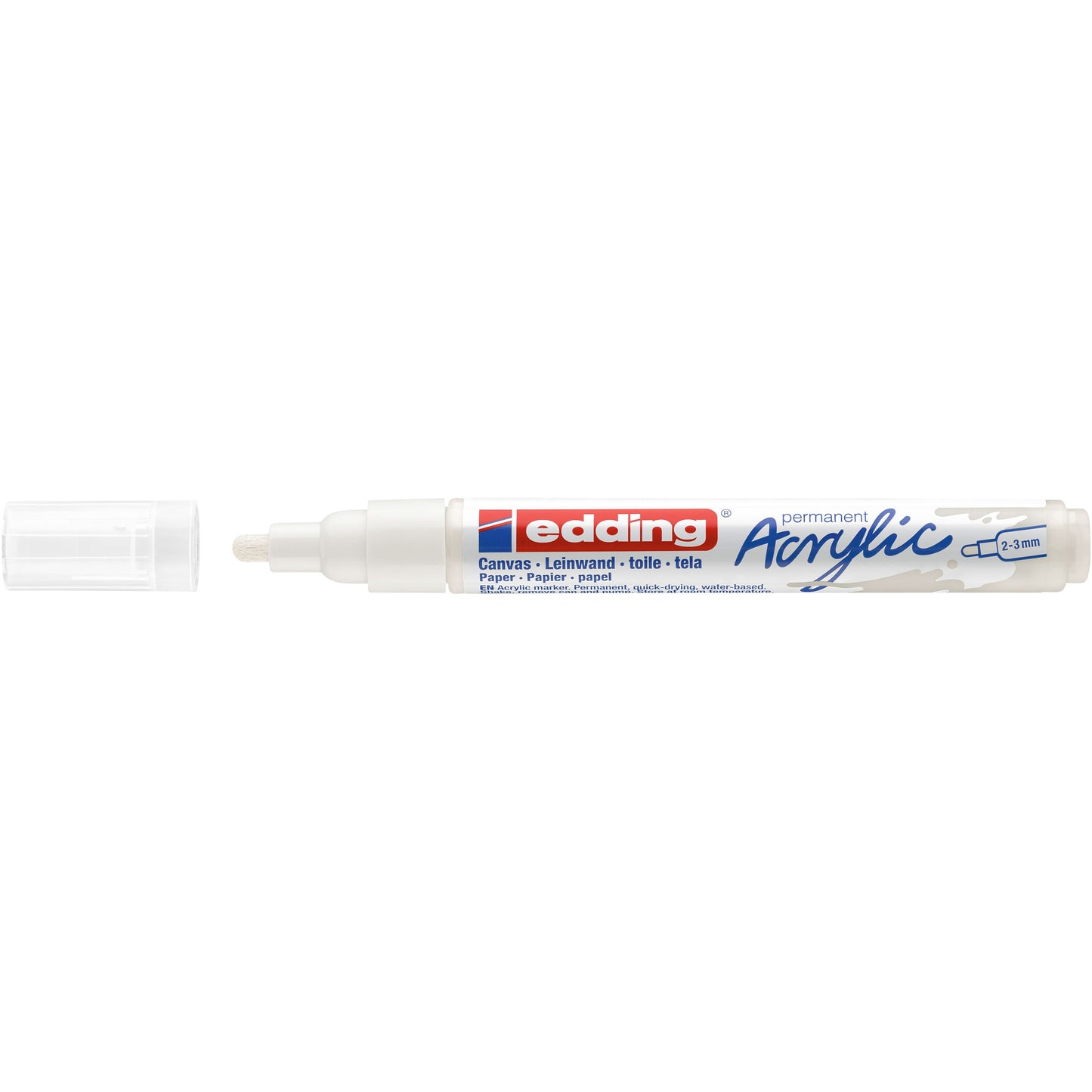 Edding - Marqueur acrylique e-5100 blanc signalisation moyen