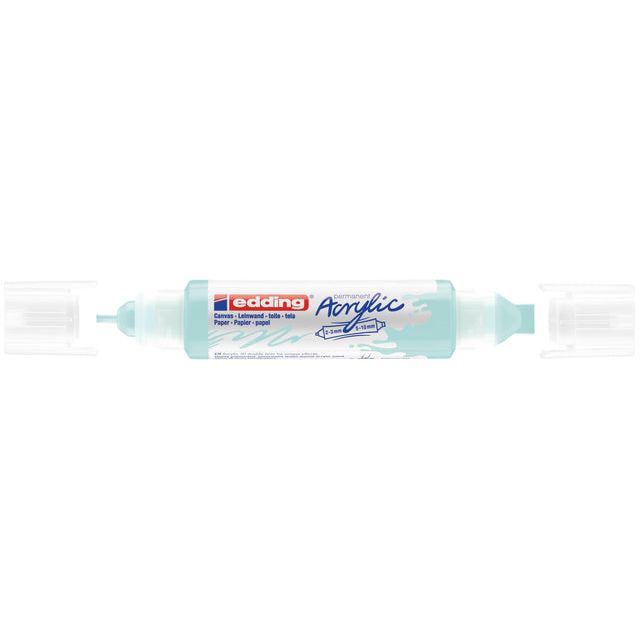 Edding - Marker acrylique Edding E -5400 3D double doublure pastelbl | 5 pièces