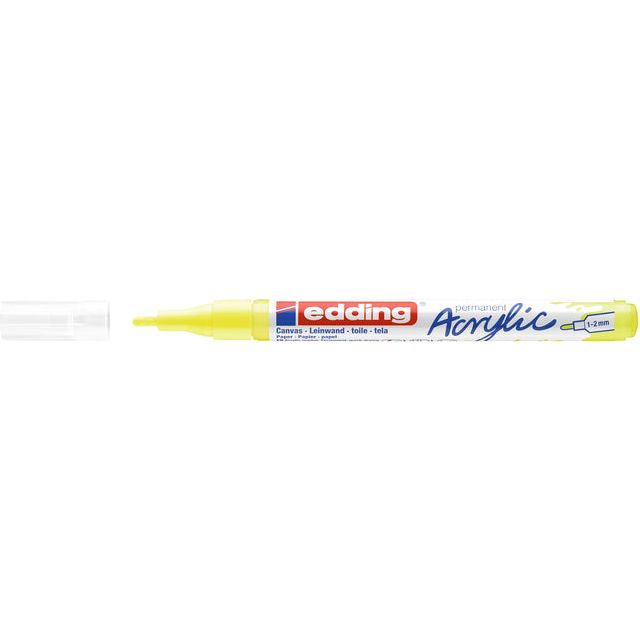 Edding - Acrylmarker Edding e -5300 F Neon Geel | 10 Stücke