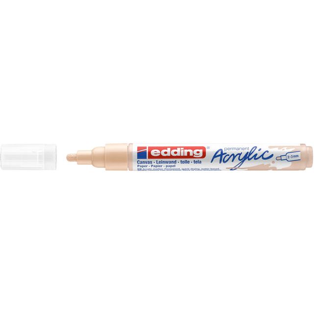 Edding - Marker acrylique Edding E -5100 M Beige chaud | 10 pièces