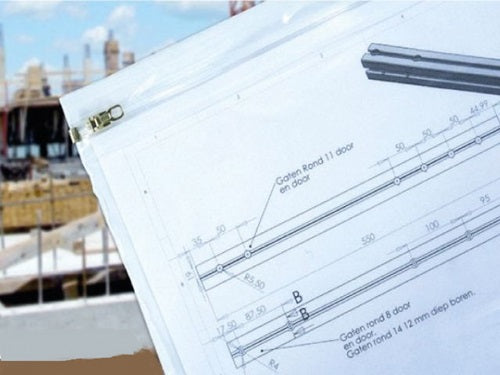 Klika - Hülle für Kartenformat A0 mit Reißverschluss pro Stück