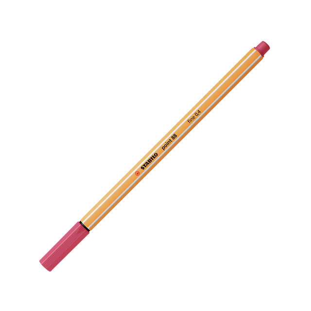 Stabilo - Fineliner Point 88/49 F Strawberry Red | 10 pièces