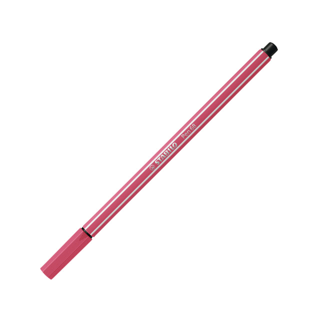 Stabilo -  Viltstift Pen 68/49 medium aardbeienrood | 10 stuks