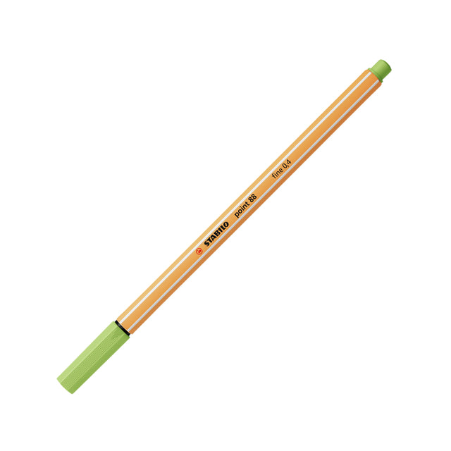 Stabilo -  point 88, premium fineliner 0.4 mm, pistache, per stuk