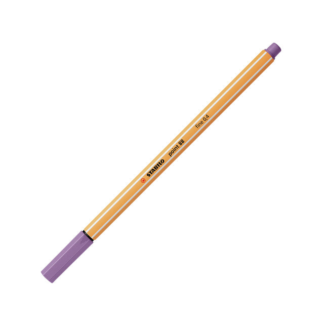 Stabilo - Fineliner Point 88/62 F Plum Paars | 10 pièces