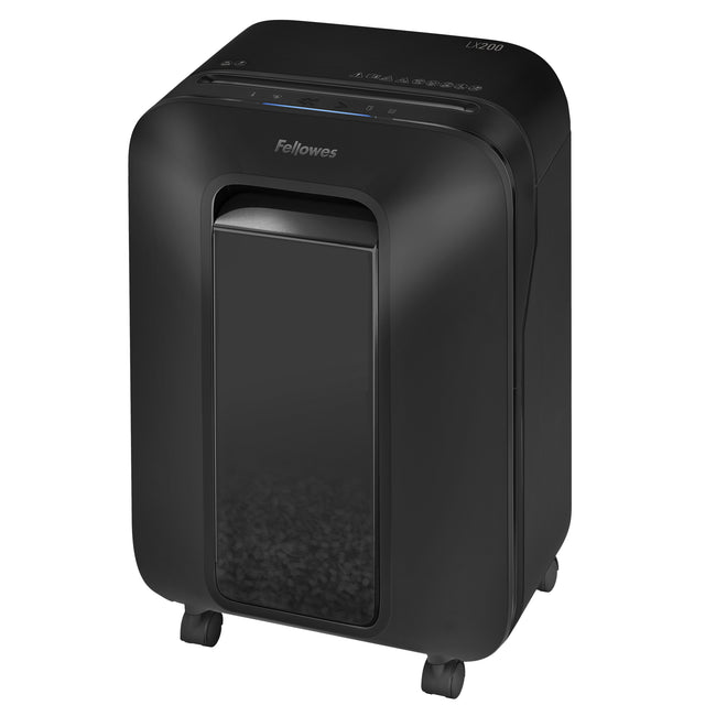 Fellowes - Destructeur de papier lx200 4x12mm noir