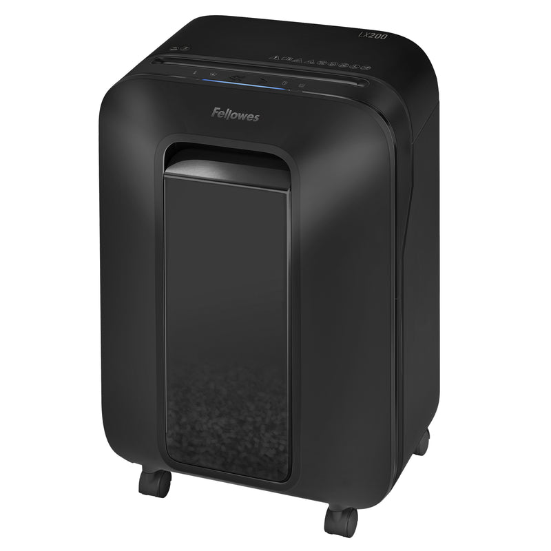 Fellowes - Destructeur de papier lx200 4x12mm noir