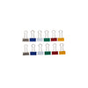 MAUL - Pince à papier 213 rabattable 19mm capacité 7mm assorti 12 pièces