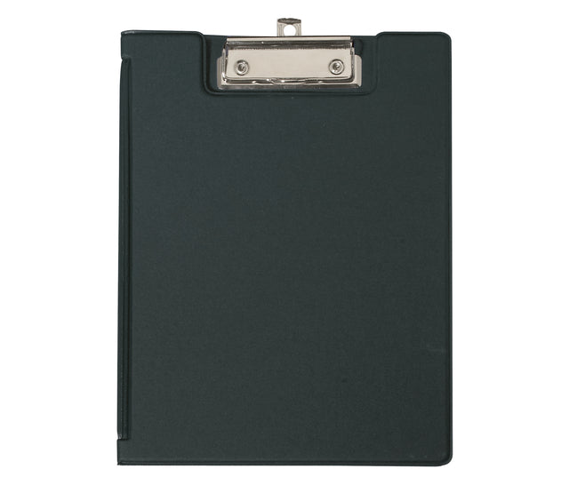 MAUL - Porte-bloc porte-bloc A5 portrait avec passant pour stylo noir | 12 pièces