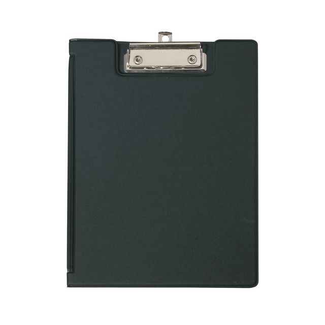MAUL - Porte-bloc porte-bloc A5 portrait avec passant pour stylo noir | 12 pièces
