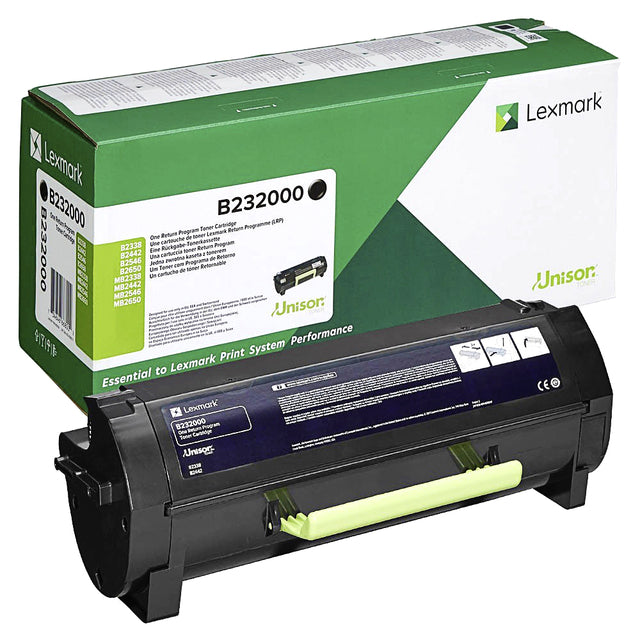 Lexmark - Cartouche toner b232000 noir
