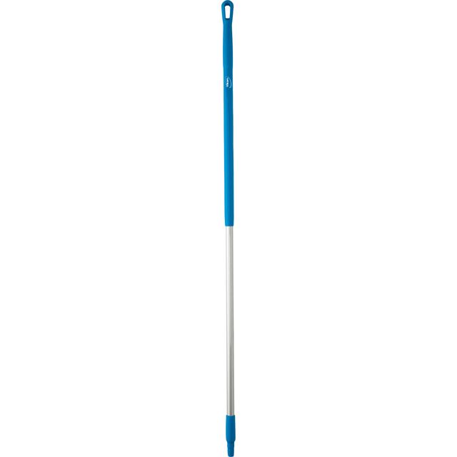 Vikan - Acier ergonomique 150cm 31mm aluminium bleu