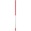 Vikan - Acier ergonomique 150cm 31mm aluminium rouge