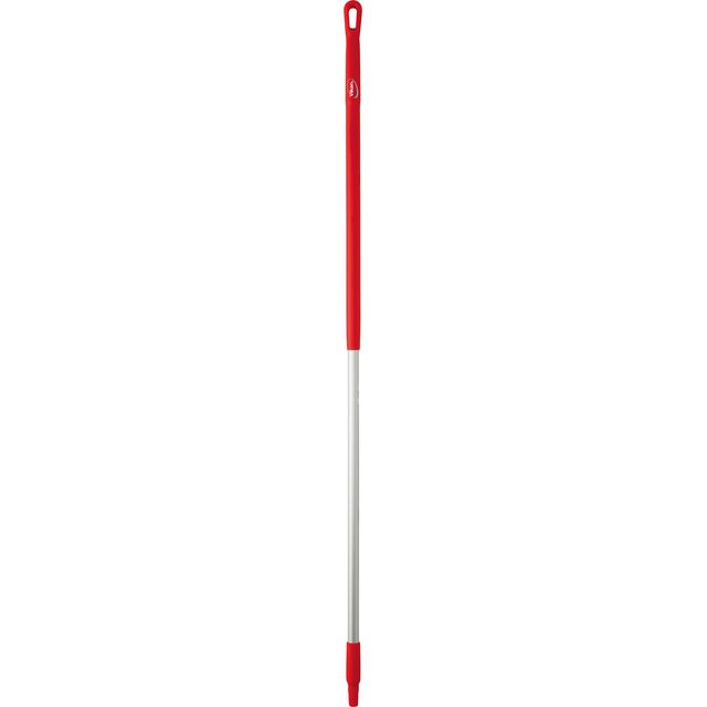 Vikan - Acier ergonomique 150cm 31mm aluminium rouge