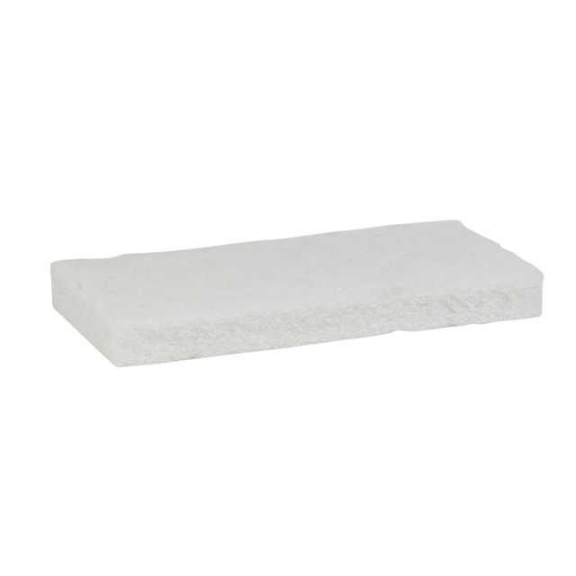 Vikan – Weicher Scheuerschwamm 125 x 245 x 23 mm, weißes Nylon | 10 Stück