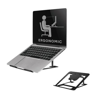Neomounts -   NSLS085BLACK Laptopstandaard 10-17 opvouwbaar compact universeel
