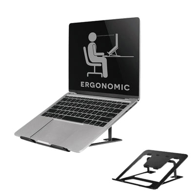 Neomounts -   NSLS085BLACK Laptopstandaard 10-17 opvouwbaar compact universeel