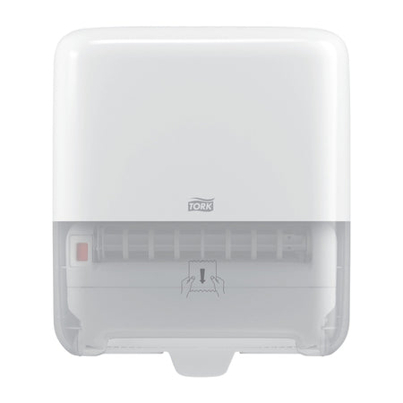 Tork - Distributeur de rouleaux de serviettes H1 Elevation Matic blanc 551000 | 60 pièces