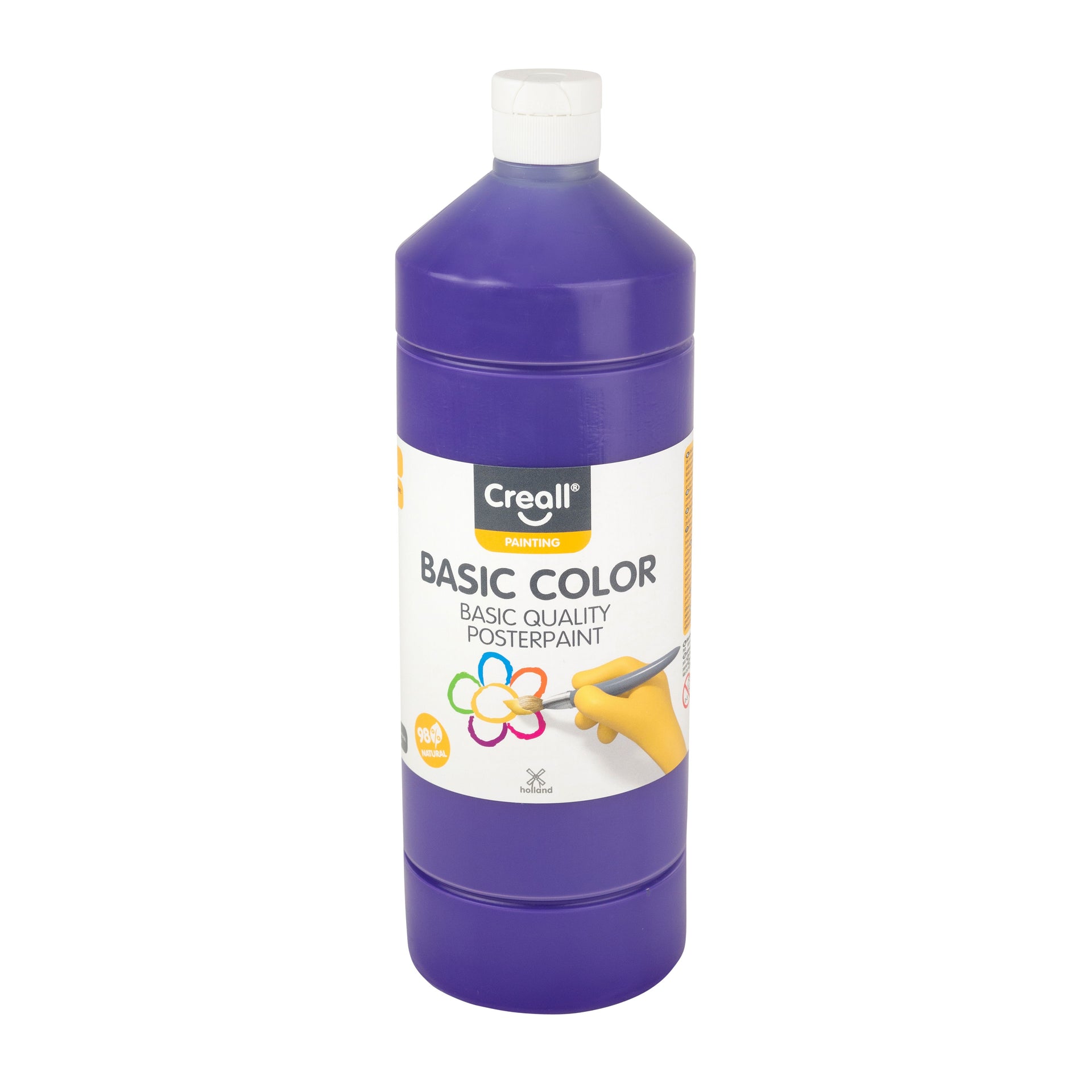 Creall - Posterfarbe Basic Lila 1000ml | 6 Stück