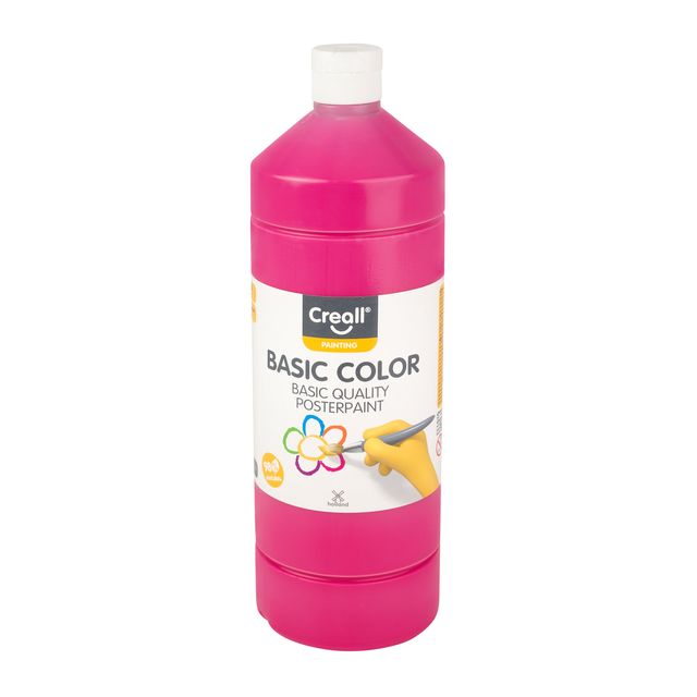 Creall -  Plakkaatverf  basic cyclaam 1000ml | 6 stuks