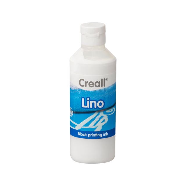 Creall - Linoleum Paint Creall Lino White 250 ml | 6 pièces