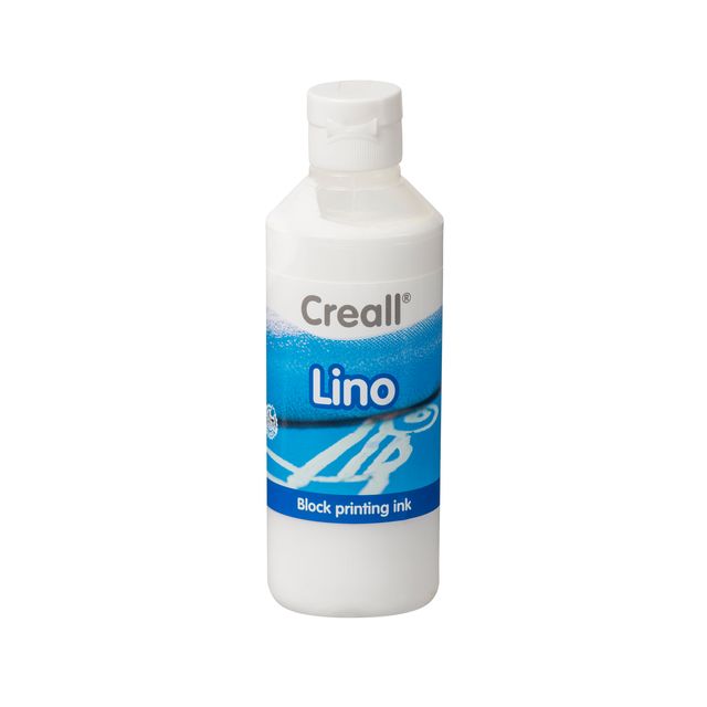 Creall -  Linoleumverf  lino wit 250ml