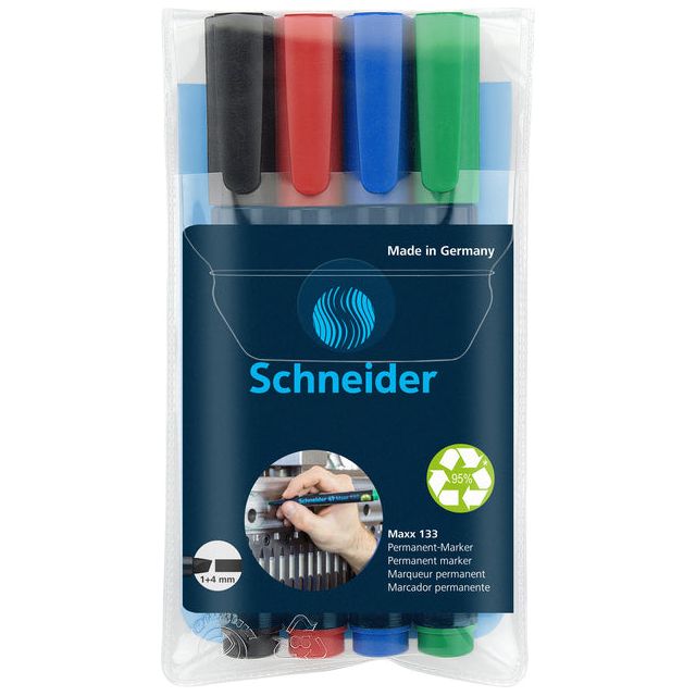 Schneider - Viltstift Maxx 133 Meißel 1-4mm Assorti