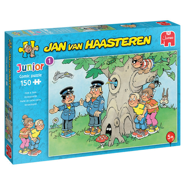 Jan van Haasteren - Puzzle JVH Junior Hide and Search 150 Stücke