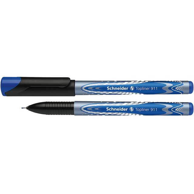 Schneider -  Fineliner topliner 911 0.4mm blauw | 10 stuks