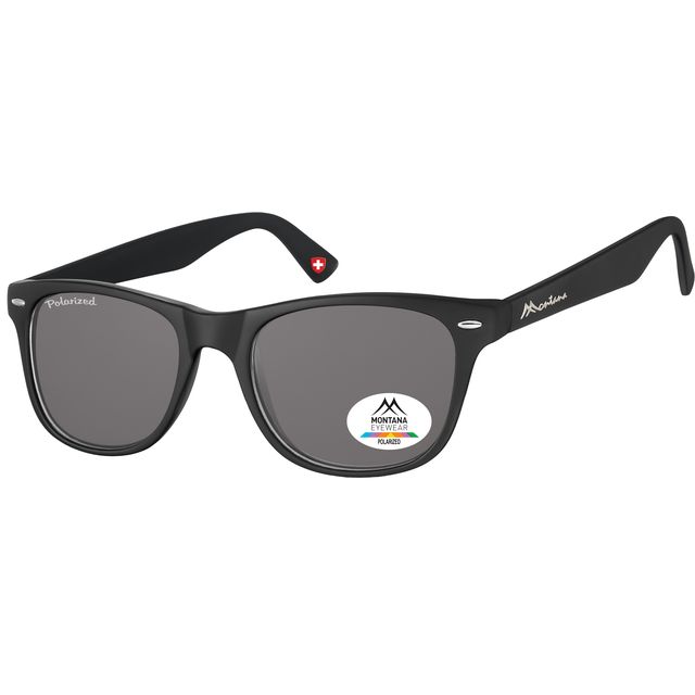 Montana - Sonnenbrille Havanna mit rauchpolarisiertem Glas schwarz