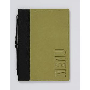 Klika - Dossier menu A4 Trend vert clair (4 pages) 6 pièces