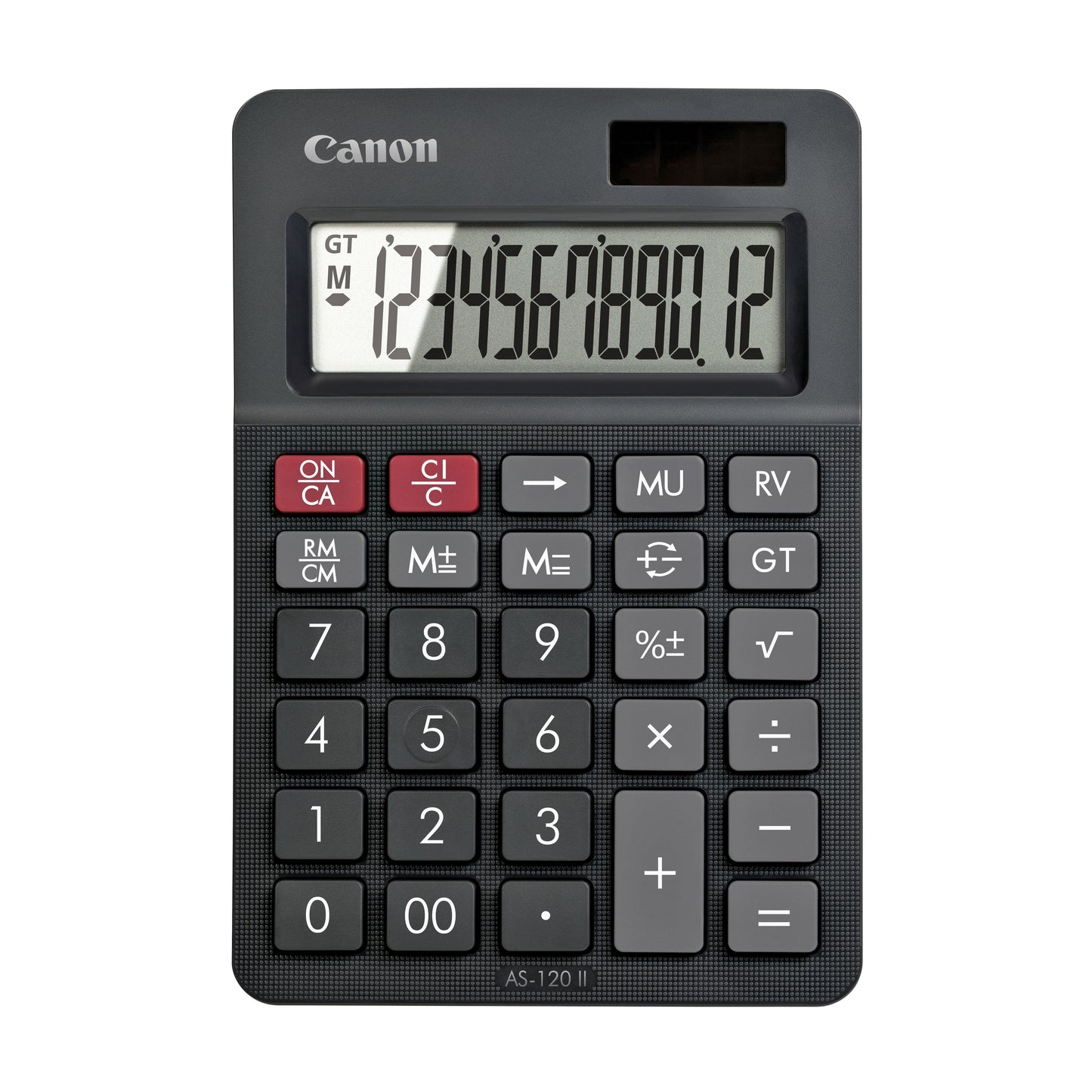 Canon -  AS-120 II calculator Desktop Rekenmachine met display Zwart