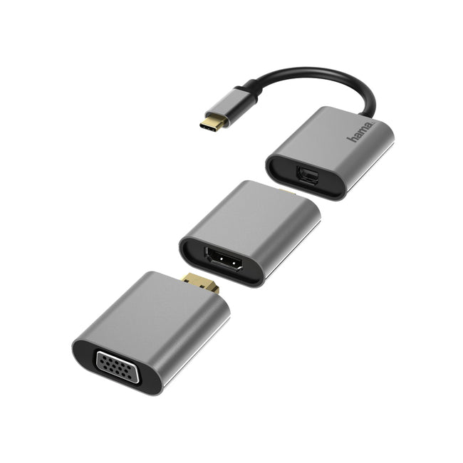 Hama -  Adapter  video 6-in-1 aluminium | 12 stuks
