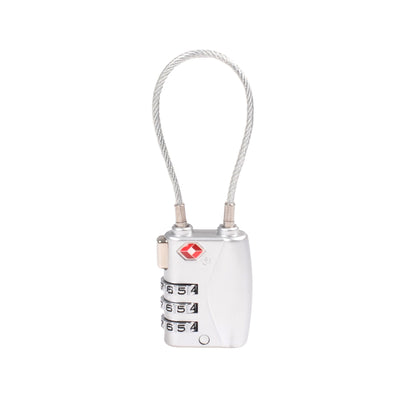 Quantore - Cadenas avec serrure à combinaison et câble TSA