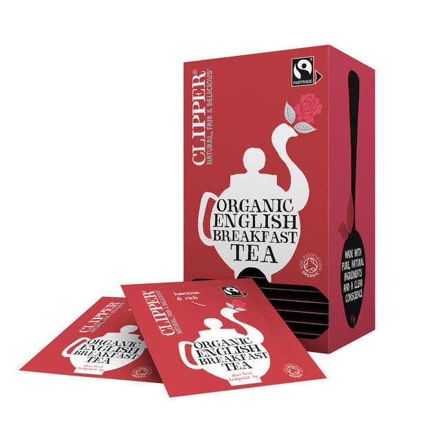 Clipper -  Thee  english breakfast bio 25 zakjes | 6 stuks